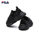 FILA men's shoes dad shoes Mars shoes retro running shoes autumn fashion casual sports shoes black-BK (second generation) 42