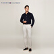 Tommy Hilfiger corduroy autumn and winter men's business casual commuting solid color slim long-sleeved shirt shirt jacket navy blue FAP M