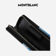 Montblanc MONTBLANC Meisterstück Selection Blue Leather Zipper Pen Case 124475 Gift