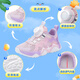 Babudou Kinderschuhe für Mädchen -Sneaker, Netzschuhe, atmungsaktive Sommerschuhe 103532042 Kirschblütenpulver/lila lila 31
