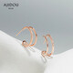 AJIDOU Ajidou earrings Baroque style imitation pearl exquisite high-end earrings small earrings for girls as gifts for girls