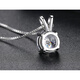 Platinum pendant without chain imported technology moissanite diamond necklace women's PT950 single 50 points 1 gram 1 carat platinum rabbit single pendant