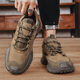 Chaussures de protection du travail de Changxiang Huili Huili 2023 Nouveau chronométrage de construction automne travaillant et travaillent des chaussures pour hommes antidérapantes et résistantes à l'usure sportives douces sports et chaussures à la mode décontractées Green 42 Code sportif standard