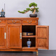 Li Yan, mahogany furniture, Myanmar rosewood (scientific name: Daguo Zisanthemum) sideboard, solid wood cabinet, tea cabinet, storage cabinet, Chinese style entrance shoe cabinet, cupboard, 98 double door cabinet, advance deposit