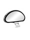 Coach car assisted rearview mirror wide angle small round mirror convex large field of view blind spot mirror car high definition reversing reflector 11.5CM lens black pair of auxiliary mirrors
