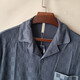 Les pyjamas masculins de Yidalai sont des jeunes à manches à manches à manches à manches à manches à manches à manches oxygène à double boutons Jacquard peuvent porter des vêtements à la maison à l'extérieur de 3802 [3291 Navy LAN] Coton mercerated xl Recommandé [poids 100-128 Jin [Jin équivaut à 0,5 kg]]