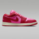 Nike (NIKE) Jordan 1 Low SE Silk Satin Cushioning Comfortable Breathable Women's Board Shoes Low Top Sports Casual Shoes Red FB9893-600 38.5