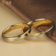 Luxurious tungsten gold couple rings, a pair of plain ring Möbius rings, Chinese Valentine's Day gift for girlfriend, wife, birthday, Valentine's Day confession gift, boyfriend token of love, engagement, proposal, marriage, couple ring - size, contact customer service for remarks, free engraving