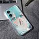 Never change Huawei Honor Play 40plus mobile phone case Hatsune Miku RKY-AN00 blue eyes anti-fall transparent soft rubber sleeve Hatsune Miku TY655 transparent space shell Honor Play 40 Plus