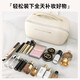 Bolsa de maquillaje Wilkie Portable para mujeres 2025 Nuevo valor de viaje de alto valor Bolsa de almacenamiento Box de maquillaje de gran capacidad Al albaricoque de alta gama tamaño blanco