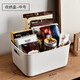 Fuxin desktop storage box snack storage basket kitchen organizer book toy storage box cosmetic storage box box simple white [size larger]