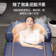 格威奈充气浴缸泡澡桶成人家用折叠浴桶婴儿童洗澡游泳桶加大可外接汗蒸 1.4m加高【2L汗蒸机+瑶浴】蓝色