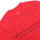 
ARMANI/AX Men's Letter Print Casual Short Sleeve Round Neck T-Shirt 8NZT72 Z8H4Z Red 1463 XS