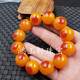 Erli Hongyuxuan Imitation Beeswax Ball Bracelet Chicken Fat Yellow Beeswax Good Luck Bracelet Old Beeswax Bracelet Jewelry Bracelet 18mm Ball Bead Bracelet