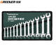 GREENER wrench set tool opening dual-purpose car repair 12-piece set household 6mm-32mm fixed dead wrench car repair