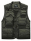 JP Spring-, Sommer- und Herbst-Dünn-Herren-Weste Multi-Pocket-Schnellrocknen Bergsteigerfotografie Jacke 9898 Military Green 3xl (geeignet für 170jin [Jin ist 0,5 kg] -185jin [Jin gleich 0,5 kg]))