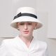 EEEE new autumn and winter elegant wool hat, elegant and versatile British hat, winter fashion women's hat, white adjustable
