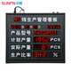 Xunpeng SUNPN production management electronic signage factory workshop assembly line progress real-time monitoring digital tube LED display capacity output counter MES system classic model