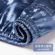 Antarctic ice silk men pajamas men summer short-sleeved trousers imitation silk cardigan lapel loose home clothes light blue XL