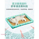 Cat nest Xiami four seasons universal teddy mat dog mat dog cushion dog kennel summer small dog pet supplies Oxford cloth pink rabbit 90*70cm (recommended 70Jin [Jin equals 0.5 kg])
