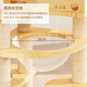 Tang Mijiji Bold Large Cat Climbing Frame Cat Nest Cat Tree Integrated Space Capsule Cat Rack Small Apartment Non-occupying Sisal Cat Toy Fat Cat Wuyou 176cm Cat Villa-B58