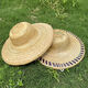 Suyoumi men's sun hat 2025 new summer bamboo hat hat hat rain sun protection hat men and women summer outdoor farmers purple border Zhongshan hat