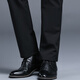 Holzspecker (Tucano) Casual Hosen für Männer Sommer Solid Color Business Mode dehnen schlank viel vielseitige Eissensen-Langhose Herren Black 31 31