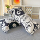 Yalu bed four-piece set, single simple hair-furted sheets and quilt covers, 4-piece set, double quilt winter quilt covers, bedding, cute coal balls, HS [buy 2 pieces and convenient to change] 1.8m four-piece set [quilt cover 180x220cm]