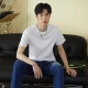 Made in Beijing [Water Sensation T 3% Cotton Nobility] Pure Cotton Short-sleeved T-Shirt Men's Light Luxury Non-ironing Cool 23 Summer White XL