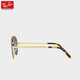 Lunettes de soleil Rayban Lunettes de soleil pilotes classiques pour hommes et femmes Lunes conduisant le conducteur Miroir 0RB3625 Gift 9196G6 Retro Gold Frame Taille 62