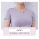 Vansydical sports suit for women running breathable short sleeves and breathable student training fitness yoga suits, lotus purple + cabbage purple five-piece set TC57550 M (women's style recommendation: 95-105Jin [Jin equals 0.5 kg])