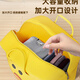 chongsukei小&ck旅行收纳袋便携行李箱收纳包衣物衣服整理包出差旅游毛毡手 棕色布朗熊[大号40*30*20]