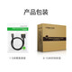 绿联HD106 HDMI转DVI转换线 DVI转HDMI 4K60Hz高清线双向互转连接线笔记本外接电脑显示器屏幕高清 【圆线款】黑色 告别闪屏 1.5米 11150