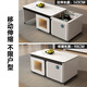 Ruixinju (ruixinju) lifting telescopic slate mobile coffee table tea table living room modern simple coffee table dual-purpose kettle integrated 1 meter - 1.43 meters telescopic lifting coffee table
