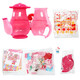 Qiji Katie Hello Kitty Enfants assemblés Blocs de construction Girls jouant des jouets pour enfants House Toys Cadeaux