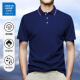 
JEANSWEST LIFE 2025 new short-sleeved polo shirt men's lapel t-shirt solid color top men's men's polo shirt gray 698 XL (recommended 110-125 Jin [Jin equals 0.5 kg])