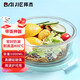 Baijie high borosilicate glass lunch box microwave office worker baby food box instant noodle bowl refrigerator crisper 1000ml