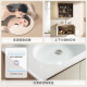 Huida Light Luxury Bathroom Cabinet Cream Style Large Storage Washbasin Bathroom Household Integrated Washstand Combination Paper Drawer + 80CM Ordinary Mirror Cabinet (Including Faucet