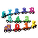 Magnetic digital train children's early education puzzle cognitive toys wooden 3-year-old baby magnetic assembly building blocks Digital train [12 sections] Upgraded magnetic force