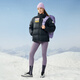 DESCENTE SKI STYLE Same Model for men and women Swiss national team cooperation Light and heat transfer energy storage Short down jacket BK-Night fog black L (175/96A)