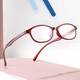 Young anti-blue light reading glasses, Fu Fu series, men and women, high-definition ultra-light middle-aged and elderly people, TF8008+200 degrees