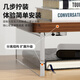 Jinlongxing computer monitor increased elevated desktop screen suspension bracket office desktop storage rack storage storage bracket