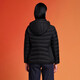 Tambor Lightweight Down Jacket Women's Short Loose Removable Hat Autumn Warm Women's Jacket TD236256 Black 170