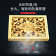 XMSJ金色防臭加厚浴室淋浴房地漏方形大排量长条型条形卫生间10CM 仿古老太阳6627-浅水