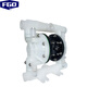 FGO pneumatic diaphragm pump high performance engineering plastic PP + Teflon diaphragm EGQBY-25ASF DN25 flow rate 6m3/h