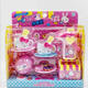 Pink Rabbit Play House Toy Series Princess Refrigerator Juego de cocina Cash Registro Registro de regalos DoUyin Yiyan 17081 Tostadas