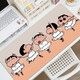 Long mouse pad Crayon Shin-shirt super large computer desk pad high-value keyboard pads dirt-resistant and washable students ZZ-2694/Shin Shin-shirt 80cm*30cm thick 3mm