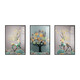 
Mo Xiaoxie Nordic living room decoration painting, light luxury sofa background wall triptych painting, modern simple bedroom hanging painting, crystal porcelain painting, no hole punching restaurant mural landscape combination painting, Mo Xiaoxie 1502 60*80cm crystal film triptych painting, black edge