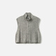 
The same style stand collar warm horse clip for the broadcast mall for women 24 new winter double zipper temperament layered top BDR4MD3897 G50 reed gray S