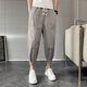 Yingzhen pissige Hosen Herbst und Wintermodemarke kleine Füße Arbeitspeurung Neun-Punkte-Internet-Promi loser Slim Harem Hosen neun Schlüssel K057 Black L 110-125jin [Jin entspricht 0,5 kg]